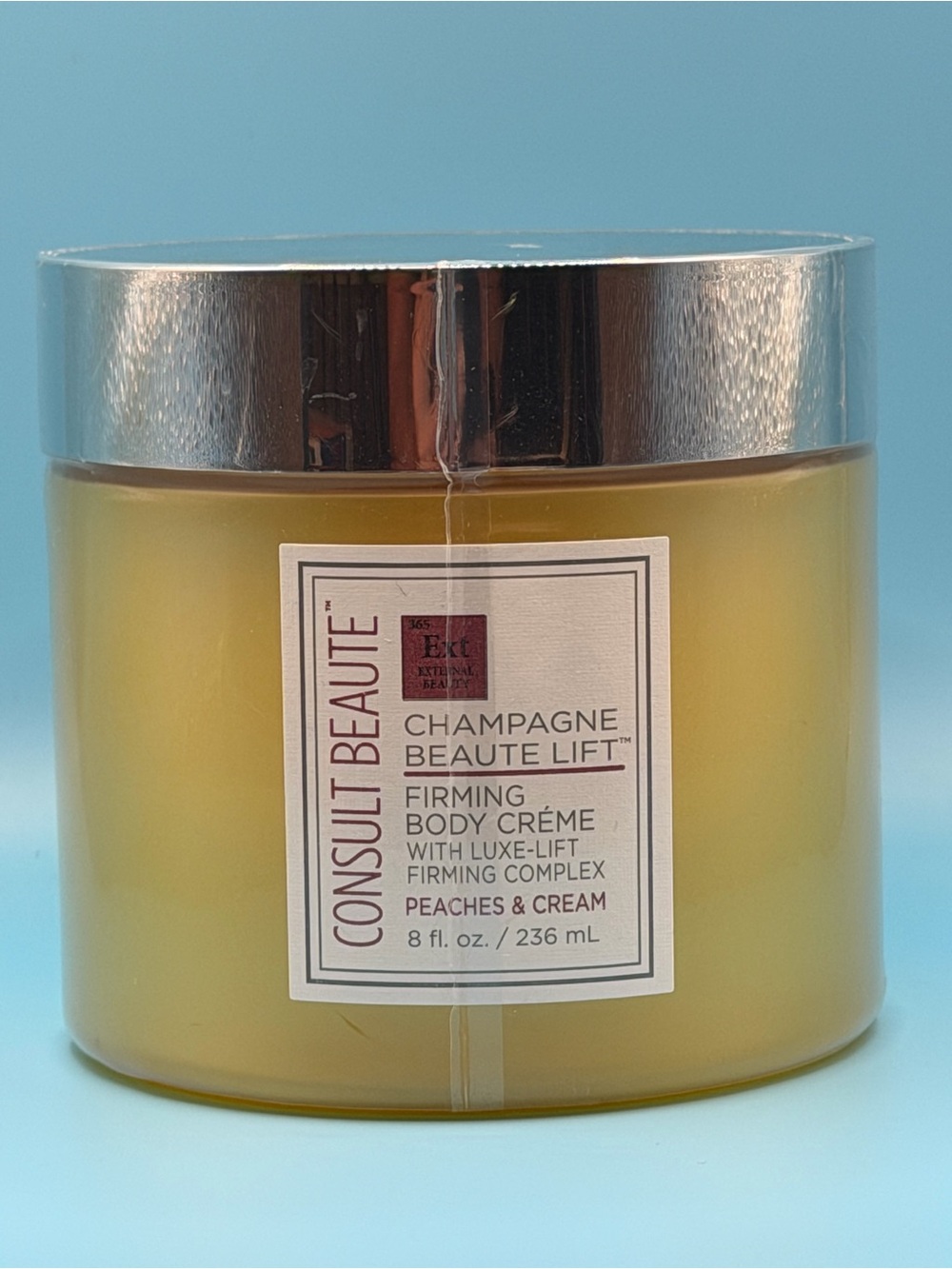 Consult Beaute Champagne Beaute Lift Firming Body Cream Peaches & Cream NEW 8 oz